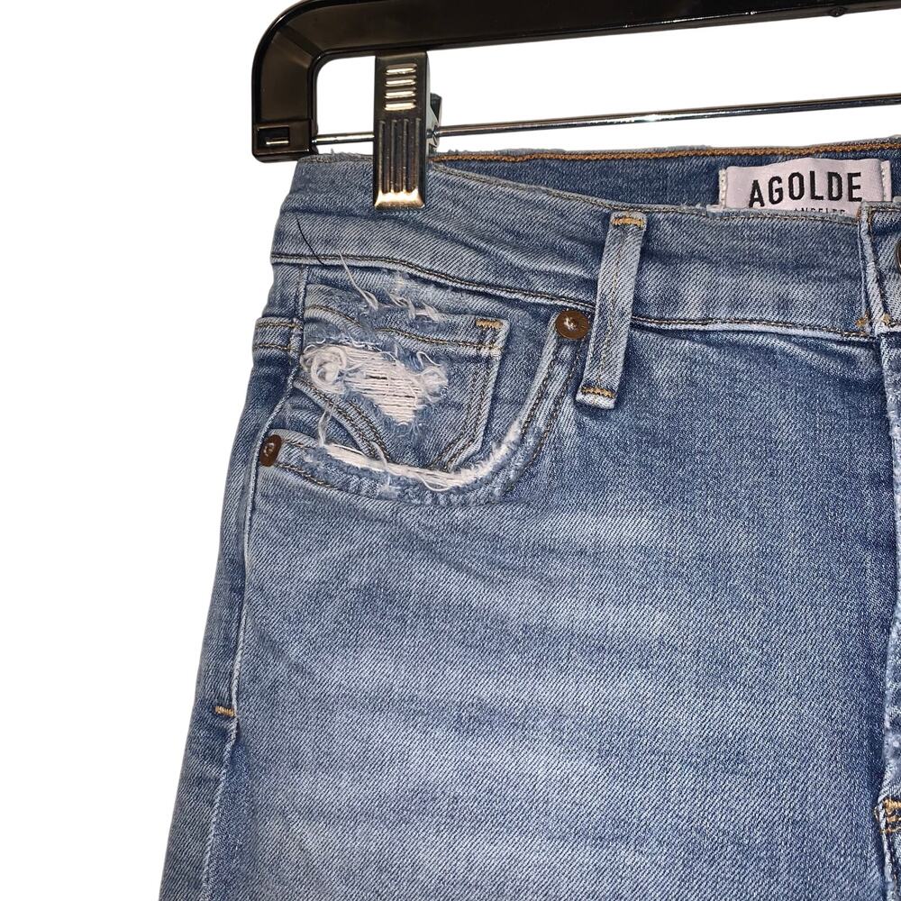AGOLDE Denim Jeans with Raw Hem, 25 - Picture 4 of 10